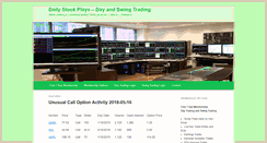 Desktop Screenshot of dailystockplays.com